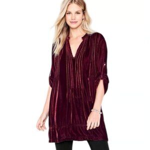 CP SHADES Regina Crushed Velvet Tunic Whimsigoth Lagenlook Bohemian Women's S